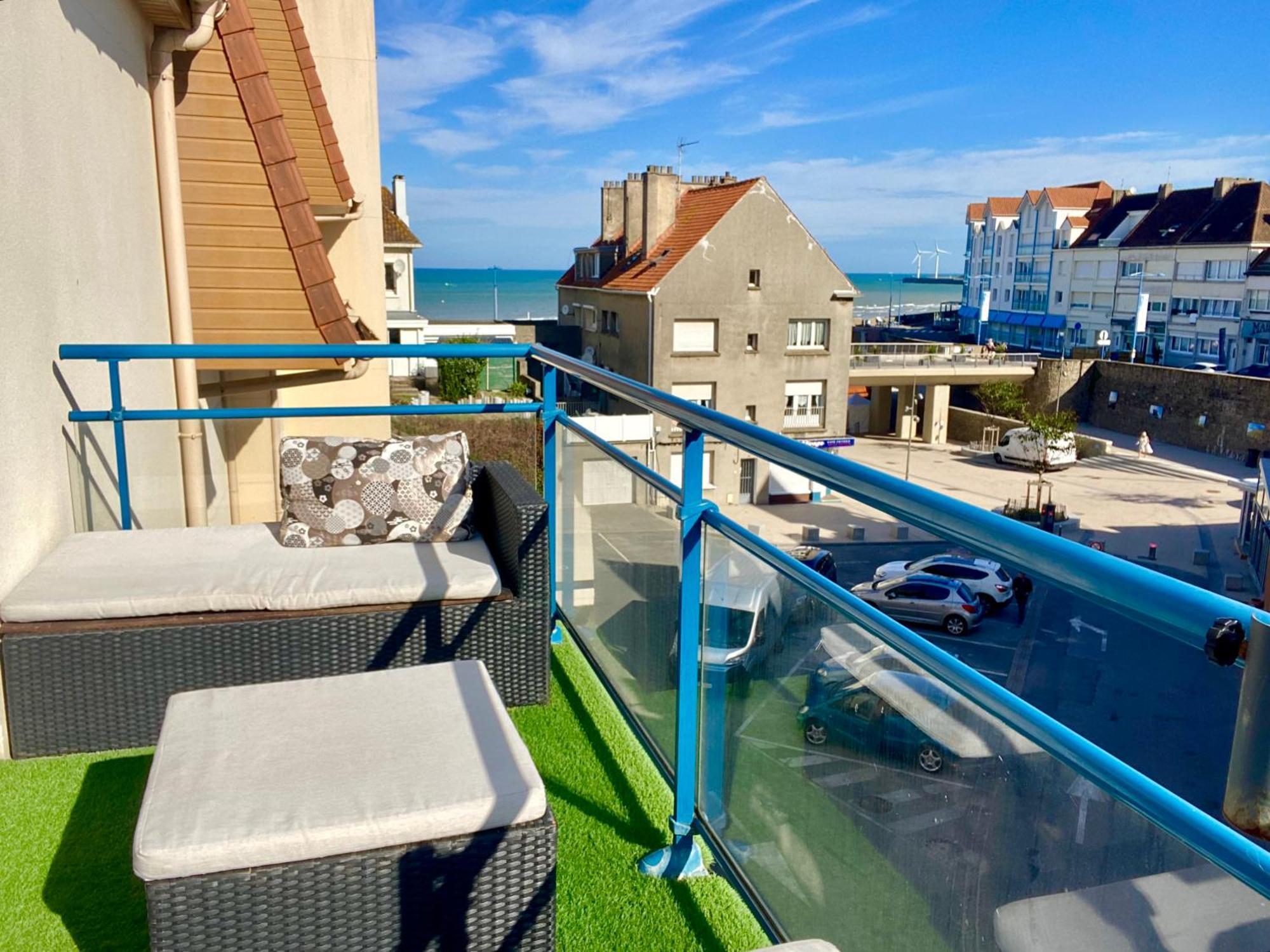 Fl'Heurt De Mer Appartement Au Pied De La Plage, Vue Mer Le Portel Exteriör bild